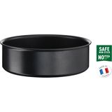 Tefal Ingenio 6X Mix Kısa Tencere 24 cm Titanyum Kaplamalı Siyah Malzeme ile Güvenli Pişirme