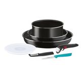 Tefal Ingenio 7 Parça Tencere Seti, Tavalar, Tencere Ve Kapak, Hava Geçirmez, Soyucu, Soyma Bıçağı, Çıkarılabilir Sap, İstiflenebilir Tasarım, Bulaşık Makinesinde Yıkanabilir, Essential L1549002