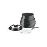 TEFAL Ingenio Ceramic Renew 11 Parça İç İçe Geçebilen İndüksiyonlu Tencere Tava Seti