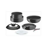 Tefal Ingenio Ceramic Renew 11 Parça İndüksiyonlu Tencere Ve Tava Seti Siyah