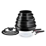 Tefal Ingenio Easy On 13 Parçalı Tencere Ve Tava Seti, Çıkarılabilir Saplı, İstiflenebilir, Yerden Tasarruf Sağlayan, Yapışmaz Kaplamalı Tencere Ve Tavalar, Kullanımı Ve Temizliği Kolay, L15992