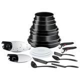 Tefal Ingenio Easy On 20 Parçalı Tencere Ve Tava Seti, Çıkarılabilir Saplı, İstiflenebilir, Yerden Tasarruf Sağlayan, Yapışmaz Kaplamalı Tencere Ve Tavalar, Kullanımı Ve Temizliği Kolay, L15994