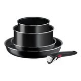 Tefal Ingenio Easy On Tava Seti, 2 Parça, 22/28 Cm + 2 Tencere 16/20 Cm + Çıkarılabilir Sap, İndüksiyona Uygun Değil, Yapışmaz Kaplama, Titanyum Kaplama, Bulaşık Makinesinde Yıkanabilir