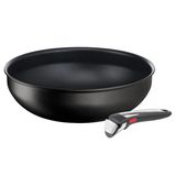 Tefal Ingenio Eco Resist On Tencere Seti, 3 Sayfalı, İstiflenebilir, İndüksiyonlu, Kolay Temizlenebilir, Yapışmaz Kaplama, Pişirme Başlatma Göstergesi, Sağlıklı Pişirme, L7679302
