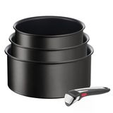 Tefal Ingenio Eco Resist Tencere Seti, 4 P, İstiflenebilir, İndüksiyon, Kolay Temizlenebilir, Yapışmaz Kaplama, Pişirme Göstergesi, Sağlıklı Pişirme, L7679202