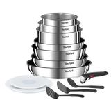 Tefal Ingenio Emotion 13 Parça Paslanmaz Çelik İstiflenebilir Yapışmaz İndüksiyon Tencere Seti L897ds04