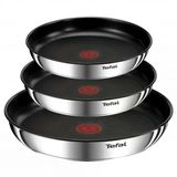 Tefal Ingenio Emotion 4 Parça Paslanmaz Çelik İstiflenebilir Yapışmaz İndüksiyon Tencere Seti L8974s45