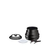 Tefal Ingenio Excellence 6x Titanyum 12 Parça Tava Seti - Siyah