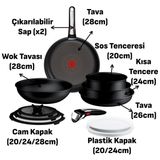 Tefal Ingenio Excellence+ Fusion Core 9X Büyük Set - 12 parça