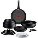 Tefal Ingenio Excellence Fusion Core 9x Büyük Tencere ve Tava Seti - 14 Parça - Siyah - 28
