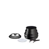 Tefal Ingenio Exception Titanyum 6x 12 Parça Büyük Tencere & Tava Seti - Siyah