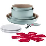 TEFAL Ingenio Harmony Okaliptus Büyük Tava Tencere Seti - 10 Parça