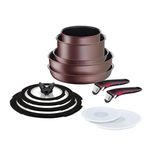 Tefal Ingenio Ih Brown Sınırsız L3859292 Tencere Seti, 13 Parça, Tüm Ocaklar + İndüksiyon İçin