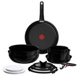 Tefal Ingenio Keşfet 13 Adet. Tencere Seti, Seramik Fusion Core Yapışmaz Kaplama, Yerden Tasarruflu, Termo Sinyal, Tüm Ocak Tipleri İçin, Güven