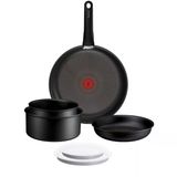 Tefal Ingenio Keşfet 7 Adet. Tencere Seti, Fusion Core Yapışmaz Kaplama, İstiflenebilir, Yerden Tasarruflu, Termo Sinyal, Tüm Ocak Tipleri İçin