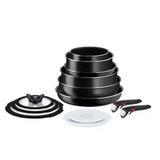 Tefal Ingenio L1549042 Easy Cook & Clean Yapışmaz Tavalar Ve Tencereler 13 Parça Tencere Seti, Siyah