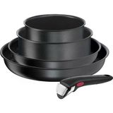 Tefal Ingenio L7629342 5 Parça Daiy Chef İndüksiyon Tencere Seti, Yapışmaz, Siyah