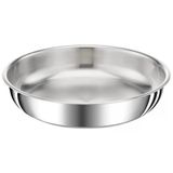 Tefal Ingenio L9720402 Tava 24Cm İndüksiyon Yüksek Kaliteli Paslanmaz Çelik İstiflenebilir Çok Yönlülük Bulaşık Makinesinde Yıkanabilir Gümüş