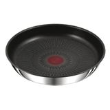 Tefal Ingenio Preference Kızartma Tavası 26 Cm, İstiflenebilir, Paslanmaz Çelik, Güvenli Yapışmaz Kaplama, İndüksiyon, Çok Yönlü, Yerden Tasarruf Sağlayan, Sıcaklık Göstergesi, L9730502