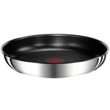 Tefal Ingenio Preference Kızartma Tavası 28 Cm, İstiflenebilir, Paslanmaz Çelik, Güvenli Yapışmaz Kaplama, İndüksiyon, Çok Yönlü, Yerden Tasarruf Sağlayan, Sıcaklık Göstergesi, L9730602
