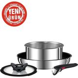 Tefal INGENIO PREFERENCE Paslanmaz Çelik 4 parçalı Tencere Seti