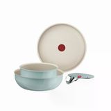 Tefal Ingenio Serenity Tencere Seti 4 Parça, Mineralia Yapışmaz Kaplama, Yerden Tasarruf Sağlayan, İstiflenebilir, Her Tür Ocak İçin, Bulaşı