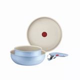 Tefal Ingenio Serenity Tencere Seti 4 Parça, Mineralia Yapışmaz Kaplama, Yerden Tasarruf Sağlayan, İstiflenebilir, Her Tür Ocak İçin, Bulaşık Makinesinde Yıkanabilir, Sakin Mavi, L8274s04