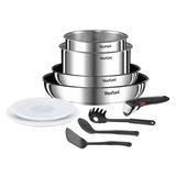 Tefal Ingenio Tencere Seti 10 Parça Tava Tencere Hava Geçirmez Kapaklar Çıkarılabilir Sap İndüksiyon Paslanmaz Çelik İstiflenebilir Yapışmaz Bulaşık Makinesinde Yıkanabilir Emotion L8971s04