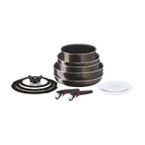 Tefal Ingenio Xl Force Titanyum 2x Büyük Set 12 Parça 001 Siyah