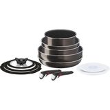 Tefal Ingenio XL Intense 2X 12 Parça Kahverengi Tencere Tava Seti