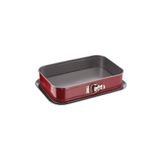 TEFAL J1640514 Delibake 36x24 Cm Kelepçeli Kırmızı Kek Dikdörten Kalıbı - 2100104743