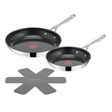 Tefal Jamie Oliver By Direct Cook Kızartma Tavası Seti, 2 Parça. 24/28 Cm, Tava Koruyucu Dahil, Yapışmaz Seramik Yüzey, Uzun Ömürlü Conta, Te