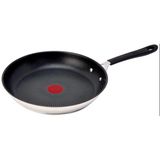 Tefal Jamie Oliver E3030644 Quick & Easy Kızartma Tavası, Paslanmaz Çelik, 28 Cm, Gümüş