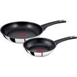 Tefal Jamie Oliver İndüksiyona Uygun 20 Cm Ve 26 Cm 2 Paslanmaz Çelik Kızartma Tavası Seti