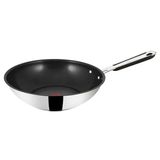 Tefal Jamie Oliver Wok Tava İndüksiyon 28 Cm, İdeal Kızartma Sıcaklığında Termal Sinyal, Yapışmaz Kaplama, Her Türlü Sobaya Uygun, Paslanmaz Çelik, E79219