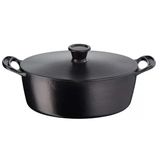 Tefal Jamie Oliver, Yüksek Kaliteli Dökme Demir, İndüksiyon, Oval Tencere, 30 X 22 Cm