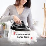 Tefal Kalite ve Uzun Ömür Puregliss 3000 W Güç, 280 G/dk Şok Buhar, Mikro-Kireç Filtreli & Otomatik Kapanmalı Ütü