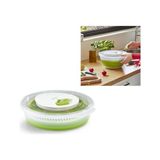 Tefal Katlanabilir Salata Kurutucu 4 L Plastik Malzeme ile Beyaz - Yeşil Renk Seçeneği
