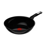 Tefal Keşfet Kırılmaz Seramik Wok Tava 28 Cm, Yüksek Performanslı Yapışmaz Seramik Kaplama, İndüksiyona Uygun, Fusioncore Teknolojisi, Termal Sinyal, G2141902