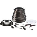 Tefal L15098 Ingenıo Tıtanyum Maxı Set 19 Parça - Siyah - 28 cm