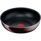 Tefal L43977 Ingenio Neo Vintage Bordeaux Çıkarılabilir Saplı Yoğun Wok Tavası, 26 Cm, Derin Wok, Gazlı Ateşe Uyumlu