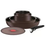 Tefal L6559802 Ingenio 5 Şef Tava Seti/Tencereler Alüminyum Siyah, Alüminyum, Siyah, 16 X 33 X 33 Cm
