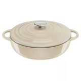 Tefal Lov Servis Tavası 28 Cm, Geri Kazanılmış Dökme Demir, Optimum Isı Tutma, Tüm Ocak Türleri İçin, İndüksiyona Uygun, 250°C'ye Kadar Fırınlara Uygun, Bulaşık Makinesinde Yıkanabilir, Bej, E25972