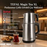 Tefal Magic Tea Xl Paslanmaz Çelik Gövdeli 1650 Watt Çay Makinesi - Inox - Siyah - Gri