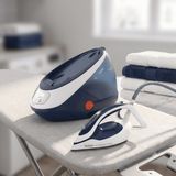 Tefal Mavi Kazanlı Ütü 560 G Şok Buhar | 2600 W, 7,6 Bar, 140 G/dk Kesintisiz Buhar, Kireç Koruması, 1,8 L Su Haznesi