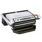 Tefal Optigrill Temaslı Izgara - 6 Otomatik Programlı Elektrikli Izgara, Pişirme Seviyesi Göstergesi Ve Otomatik Sıcaklık Ayarı, Buz Çözme Ve Manuel Mod, Çıkarılabilir Yapışmaz Kaplamalı Plakalar