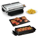 Tefal Optigrill+ Xl | Otomatik Sıcaklık Ayarlı Temaslı Izgara | 9 Otomatik Program | Xl Izgara Alanı | Fırın Tepsisi Dahil | Gc724d12