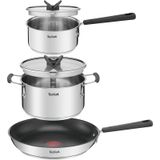 Tefal Optispace G737S544 3 Parça Tencere Seti