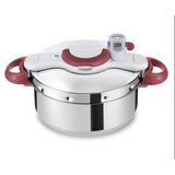 Tefal P46207 | Clipso Minut' Perfect Düdüklü Tencere | Sepetli Ve Zamanlayıcılı | 6 Litre | Paslanmaz Çelik/Beyaz/Kırmızı