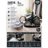 Tefal Pro Express Ultimate Care 180 gr Sürekli ve 650 gr Şok Buharlı 2600 Watt Buhar Kazanlı Ütü